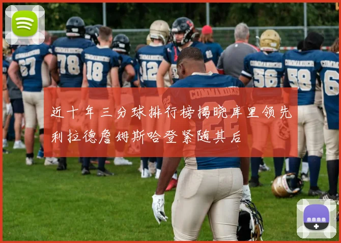近十年三分球排行榜揭晓库里领先利拉德詹姆斯哈登紧随其后